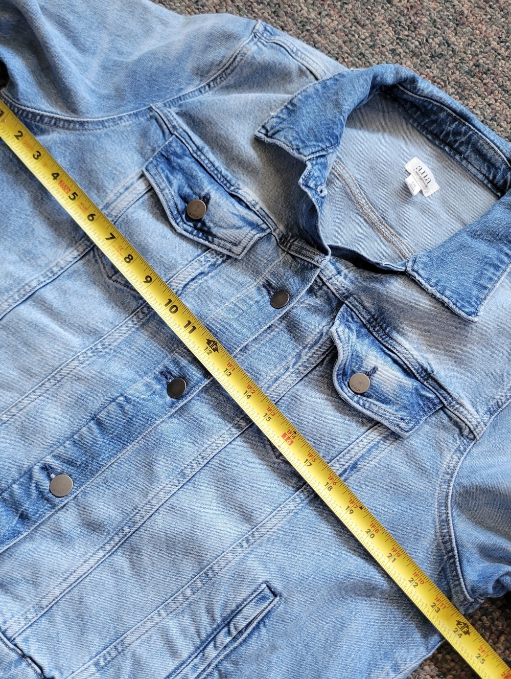 Light Wash Classic Denim Jacket - Picture 9 of 10
